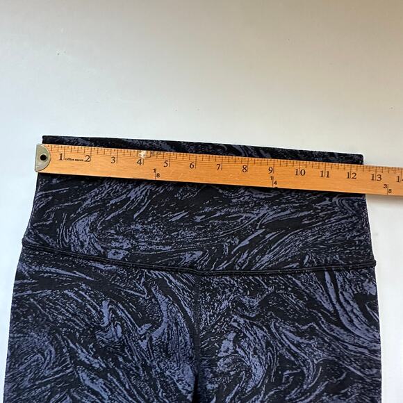 Lululemon Leggings Womens 8 Blue Wunder Under High Rise Tight Luxtreme Workout - Picture 8 of 12